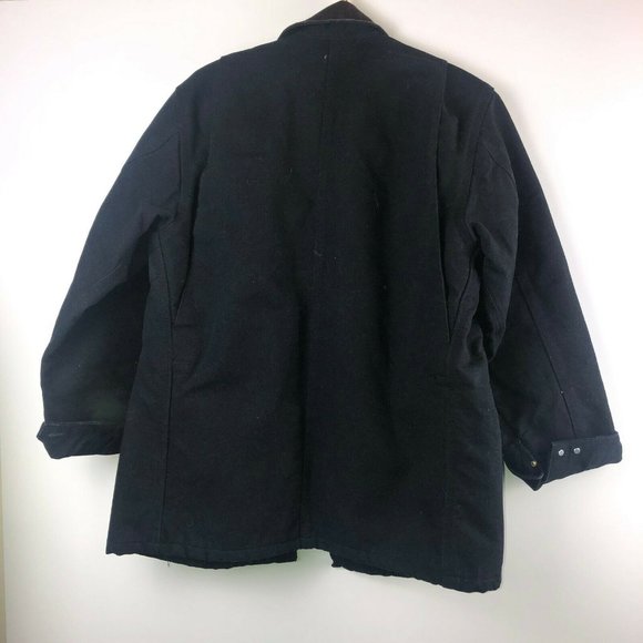 Carhartt Black Duck Chore Coat Blanket Lined - Picture 8 of 11